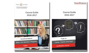 course guide, studiegids, triple A+, schrijfvaardigheden,